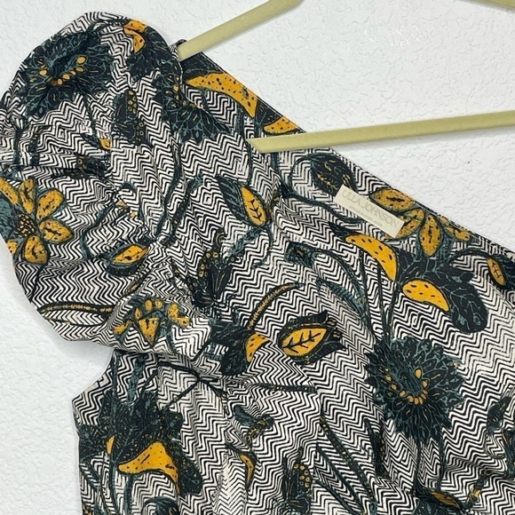 Ulla Johnson dress midi Ondine in Portofino sz 8 gray NWOT one shoulder - Picture 4 of 11